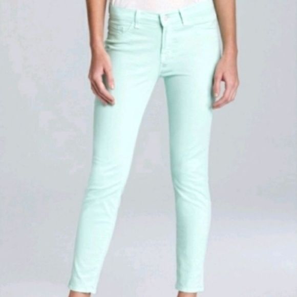 J Brand Aqua Mid Rise Skinny Leg Ankle Jeans Size 27 - Picture 14 of 14